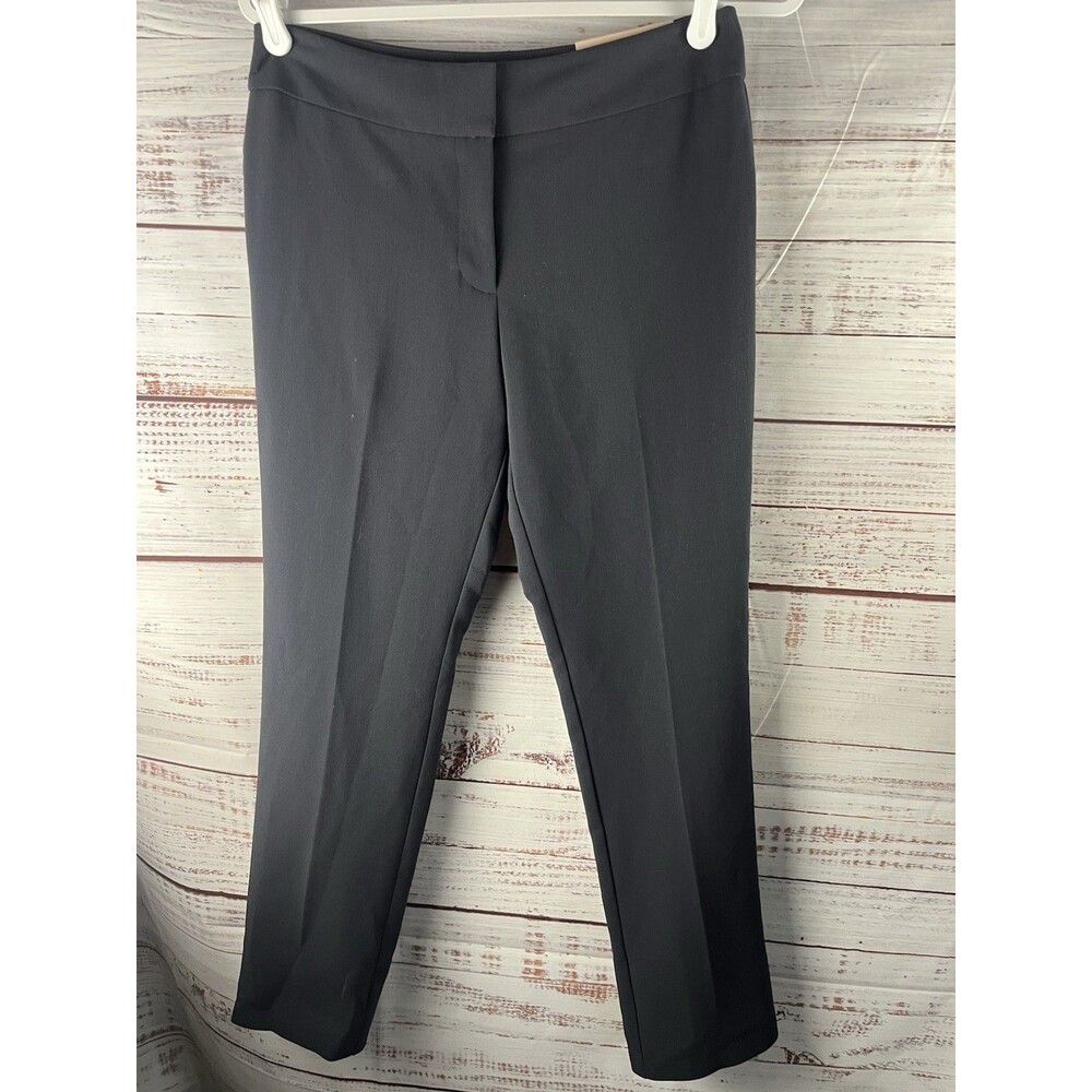 Ann Taylor Curvy Dress Pants Women’s 6 Petite Black Slim Leg NEW
